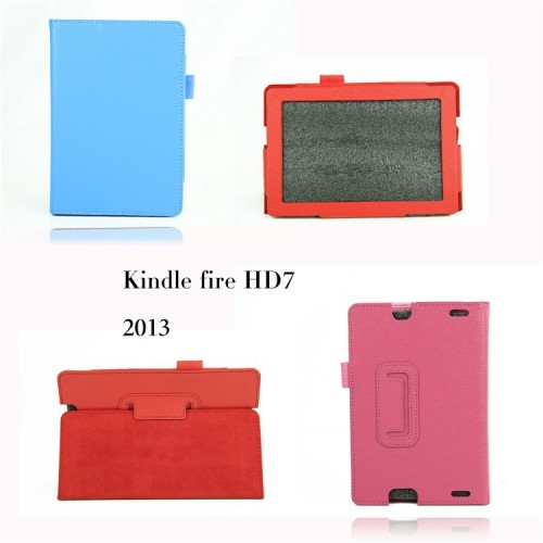 E-book Folio Leather Case in Book Look for Kindle Fire HD 7 2013 Ablst-005