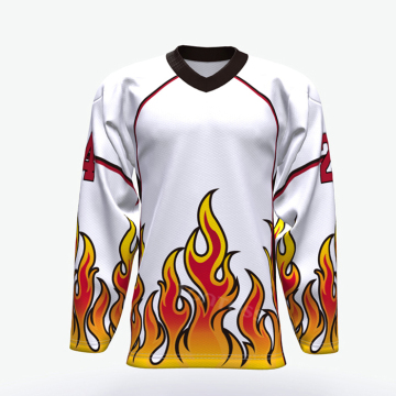 ice hockey jersey any logo sublimated golden custom hockey jersey