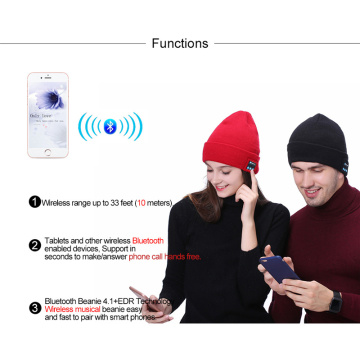 Bluetooth Beanie Hat Earphone For Outdoor