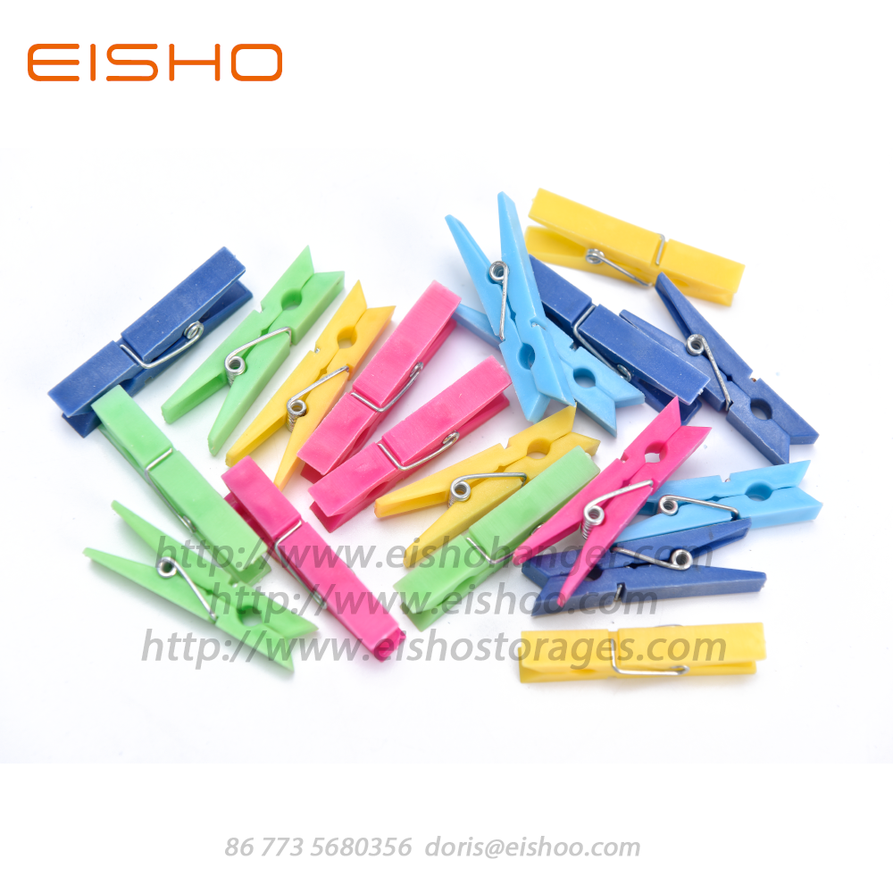FC-1118-14.5CM Plastic mini clothespins 1