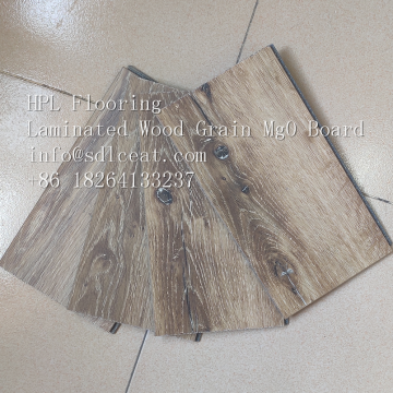 high-pressure laminated mgo wood grain flooring tile