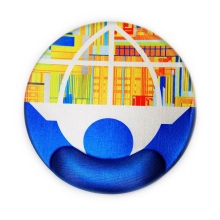 Gel Mouse Pad with Wrist Rest Mousepad (MP-001)