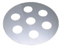 7-holes Steamer plate, s/s