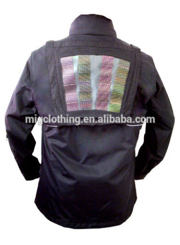 Solar Heating Jacket with Solar Panel