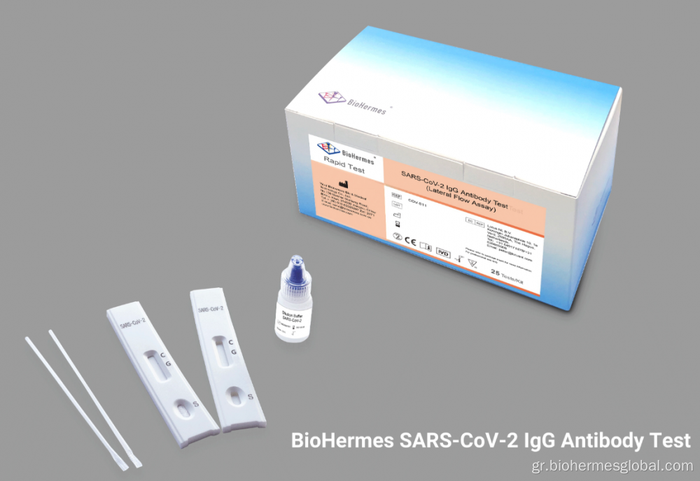 SARS-CoV-2 Γρήγορη δοκιμή ανοσοσφαιρίνης G