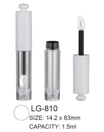 Plastic Empty Cosmetic Round Lipgloss Container