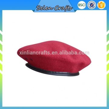 High Quality Red 100 Wool Military Berets