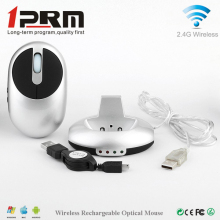 Sliver High Quality Wireless USB Mouse/2017 Best USB Mouse With 4 Port USB 2.0 Hub