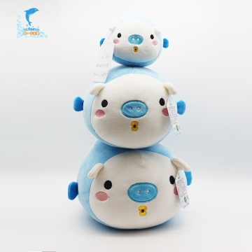 Cheap custom soft big pig stuffed plush pig toys