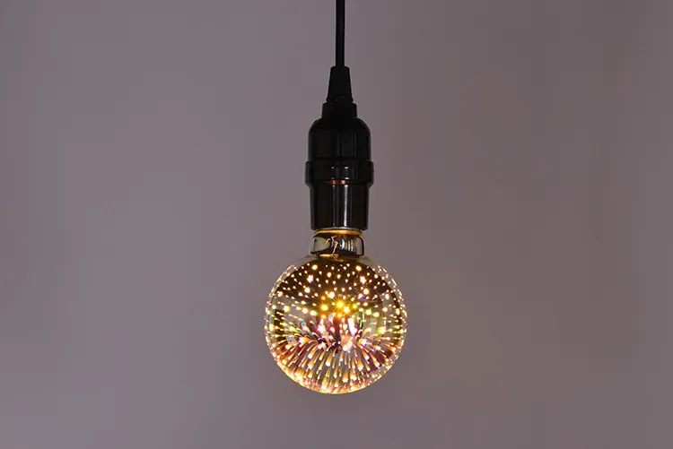 Stunning 3D Fireworks LED Edison Bulb for Festive Decor