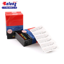 Solong 10pcs High Quality Disposable Spring Sterilized Tattoo Needle Cartridge For Eyebrow Makeup tattoo