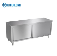 Modern Kitchen Cabinet & Sliding Door Worktable - Kitlalong Restaurant Kitchen Equipment