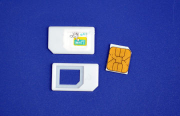 Plastic Abs Black Micro Sim Card Adaptor For Normal Mobile Phone