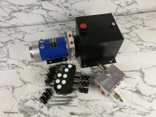 Hydraulic power unit of sanitation vehicle