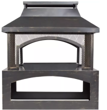 Home use garden outdoor vintage wood log brazier steel fire pit heating fire bowl