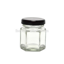 Eco-Friendly High quality Hexagonal Glass Jar