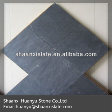 black large slate tiles floor