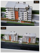 Architectural Scale Model Making, 1: 100 Residential Model (JW-214)