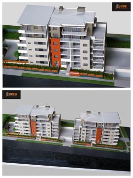 Architectural Scale Model Making, 1: 100 Residential Model (JW-214)