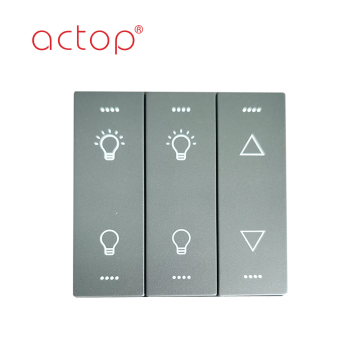 Hotel wall switch tempered glass touch switch