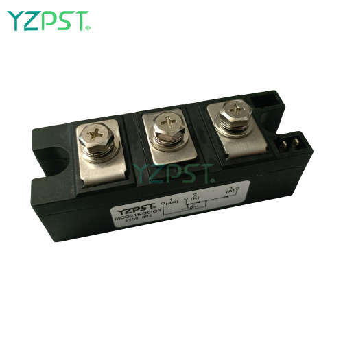 2000V Thyristor Diode Module Thyristor Chip مع بوابة المركزية