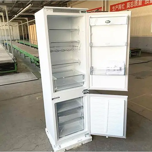 Built-in Wholesale Double Door Panel Ready Built in Refrigerator for Home