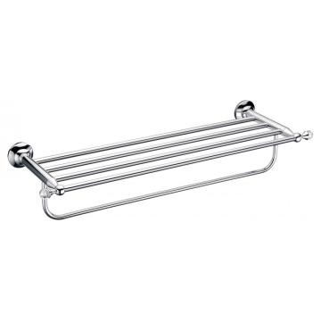 Classic luxury Chrome Double Towel rack