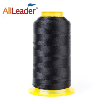 AliLeader Black Nylon Hair Sewing Thread For Making Wigs