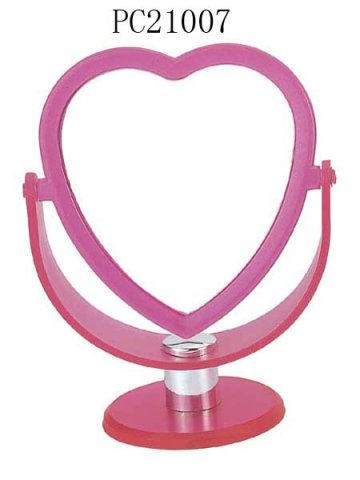 Heart-shape cosmetic mirror