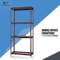 Steel slotted angle industrial shelving racks