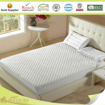 White double cotton mattress cover