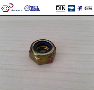 DIN985 High Quality Galvanized Hexagonal nylon lock nut, lock nut types