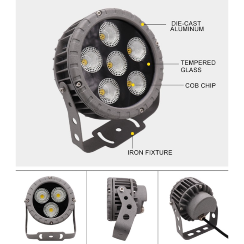 3X7W أدى بقعة ضوء حديقة