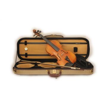 Estuche rígido para violín de color con forma de rectángulo