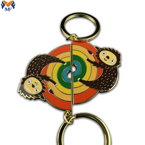 Promotioneel geschenk metaal aangepast logo koop email Keychain