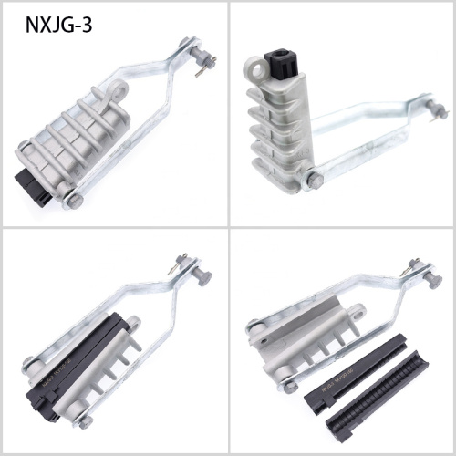 NXJG dan NXJL Series Bedge Strain Clamps untuk Penebat Kabel Overhead Line Aluminium aloi aloi pengapit pengapit berlabuh