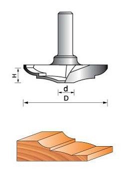 Micro-grain Carbide Tips Classical Plunge Bit Tct Router Bit For Woodworking