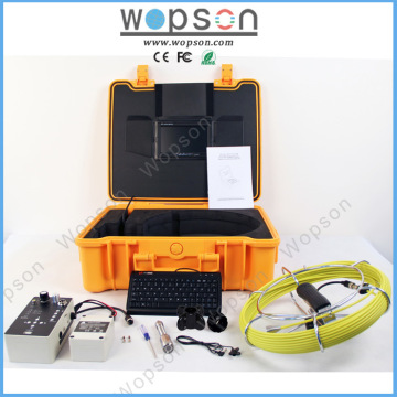 HD Waterproof Sewer Pipe Inspection Camera Pipe Inspection Camera with 20m to 50m Fiber Glass Cable