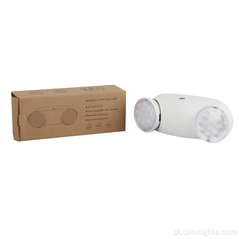 2x3W LUZ de backup de emergência LED