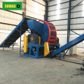 Waste Vehicle Tire Recycling Shredder Equipment