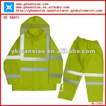 waterproof reflective jackets with Class2 tape ,waterproof safety jackets with 300D Oxford ,100%waterproof reflective jackets