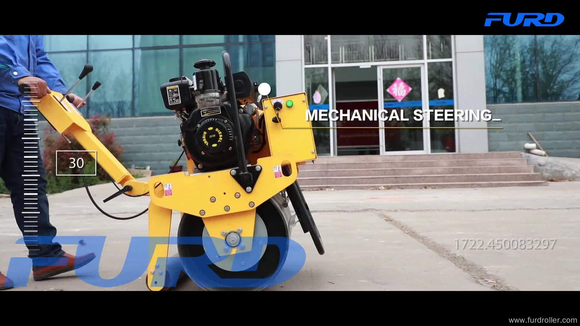 Mini Hand Operated Road Compactor Roller (FYL-D600)