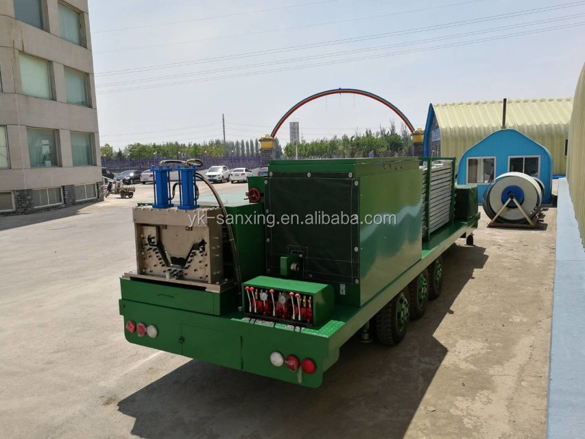 SABM-1000-680 hydraulic quick assembly roofing metal Swimming Pools forming and curving machine roof steel making machine