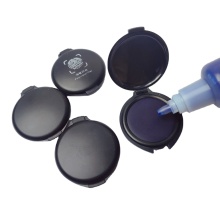 Refillable Ink Pad Box - Clean Touch Inkless Plastic Stamp Pad Black Blue