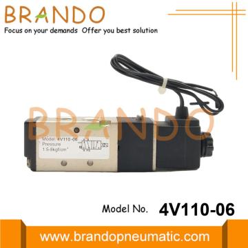 1/8 &#39;&#39; NPT 4V110-06 Solenoid Valf Pnömatik DC24V AC220V