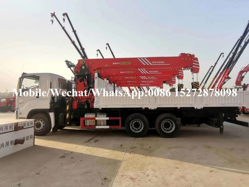 Crane montada en camión Isuzu (14) ISUZU Truck Mounted Crane (14)