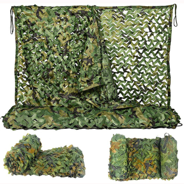 1.5X5M 1.5X7M Outdoor Camping Camouflage Net Hunting Blinds Shooting Shelter Woodland Jungle Camo Mesh Net Car Cover Sun Shelter