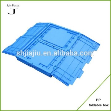 Folding plastic container custom made