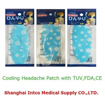 Fever cooling patch for baby/cool patch gel for headache and high fever