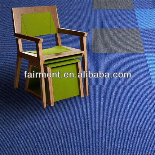 Blue Carpet Tiles CT01, Stripe Carpet Tiles, Different Color Carpet Tiles